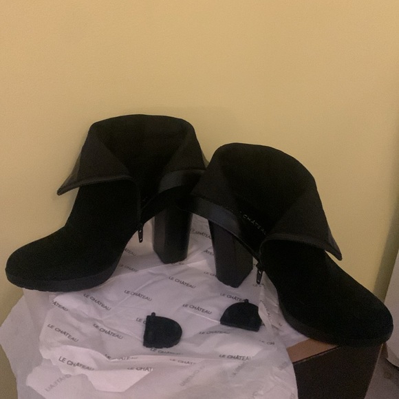 Black heeled boots - Picture 5 of 7